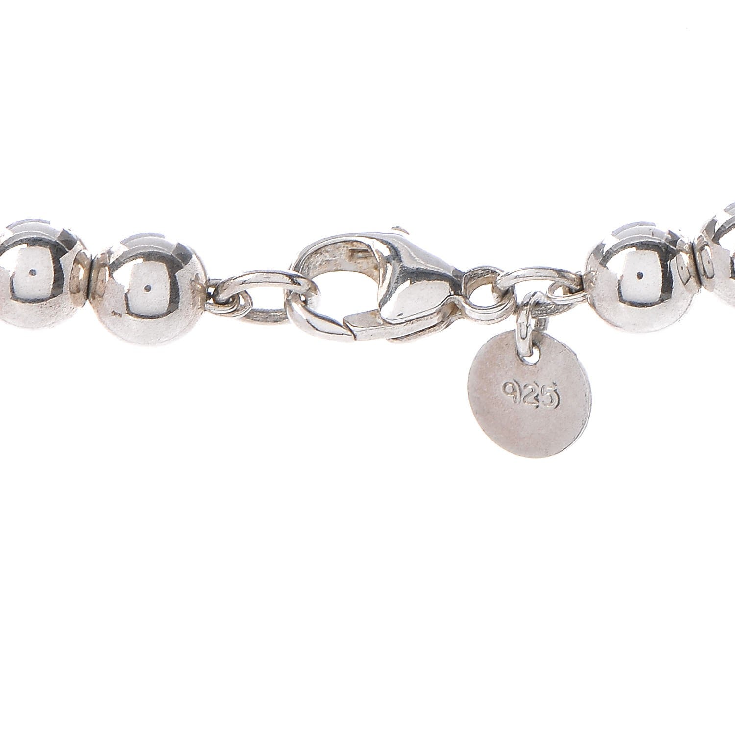 Tiffany Sterling Silver HardWear Graduated Ball Necklace 4 of 5