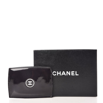 Chanel Patent CC Card Holder Black 9 of 9