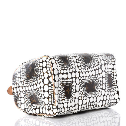 Louis Vuitton Monogram Kusama Town Speedy 30 White 3 of 11