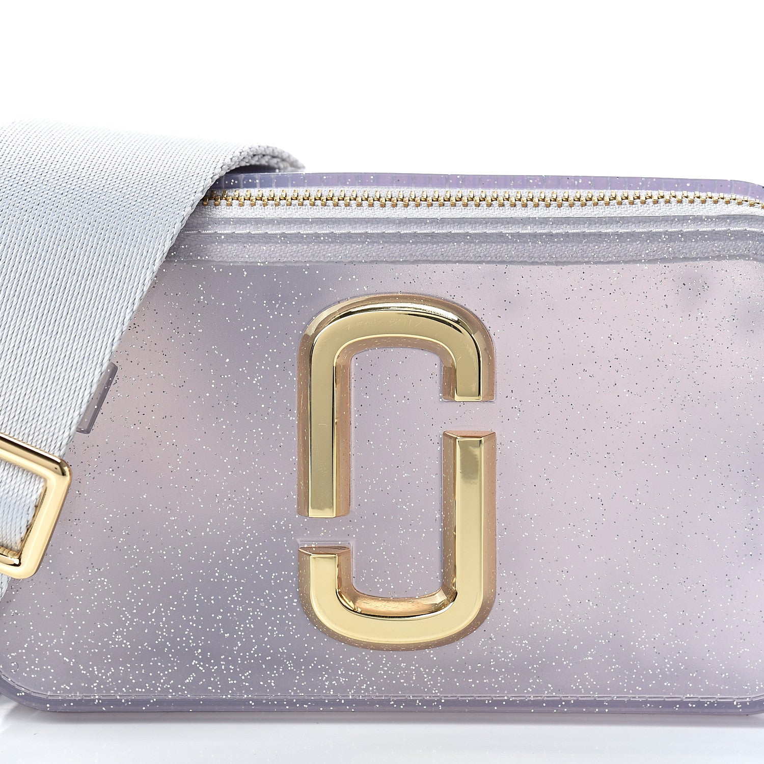 Marc Jacobs Jelly Glitter Small Snapshot Camera Bag Silver Multi 11 of 13