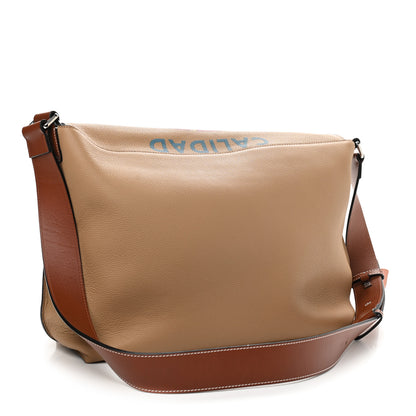 Loewe Grained Calfskin Printed Desert Lion Messenger Bag Tan 3 of 9