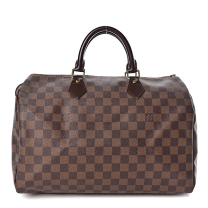 Louis Vuitton Damier Ebene Speedy 35 1 of 10