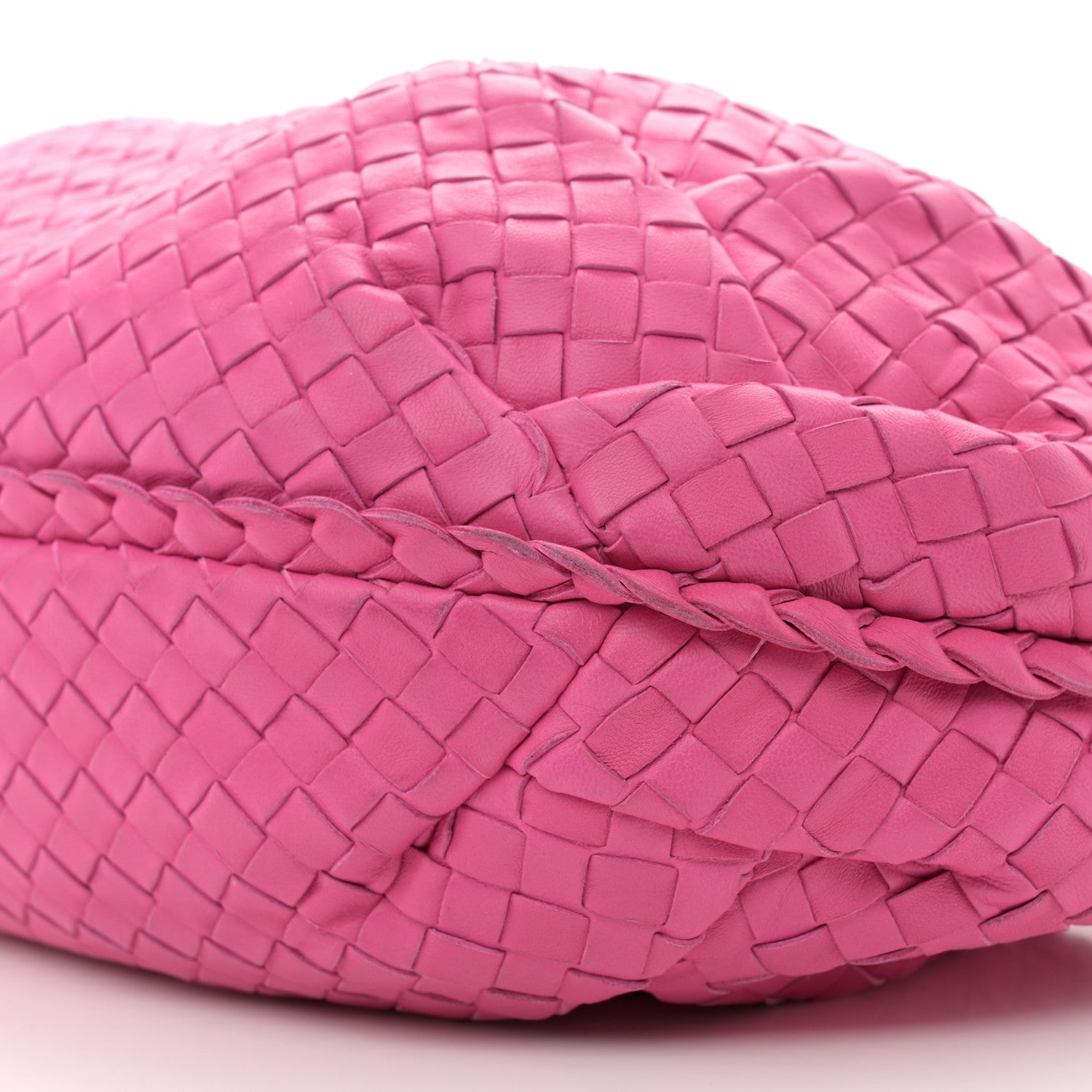 Bottega Veneta Nappa Intrecciato Small Veneta Hobo Fuchsia 10 of 13