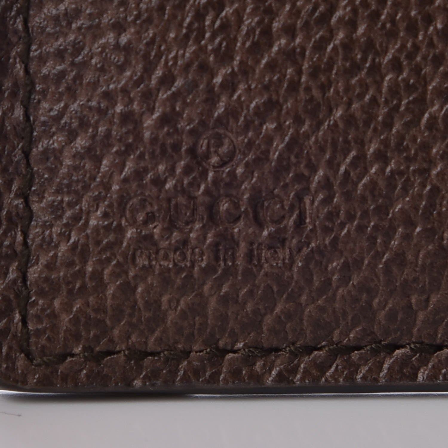 Gucci GG Supreme Monogram Web Ophidia French Flap Wallet Beige New Acero 6 of 7
