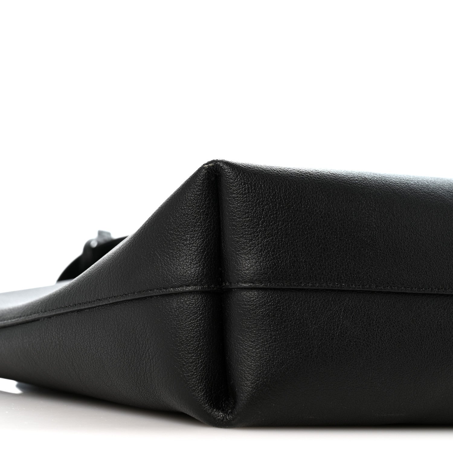 Saint Laurent Calfskin North-South Shopping Tote Black 8 of 12