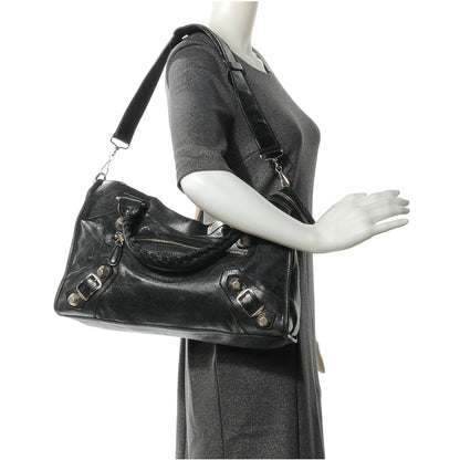 Balenciaga Agneau Giant 21 Silver Hardware City Black 2 of 7