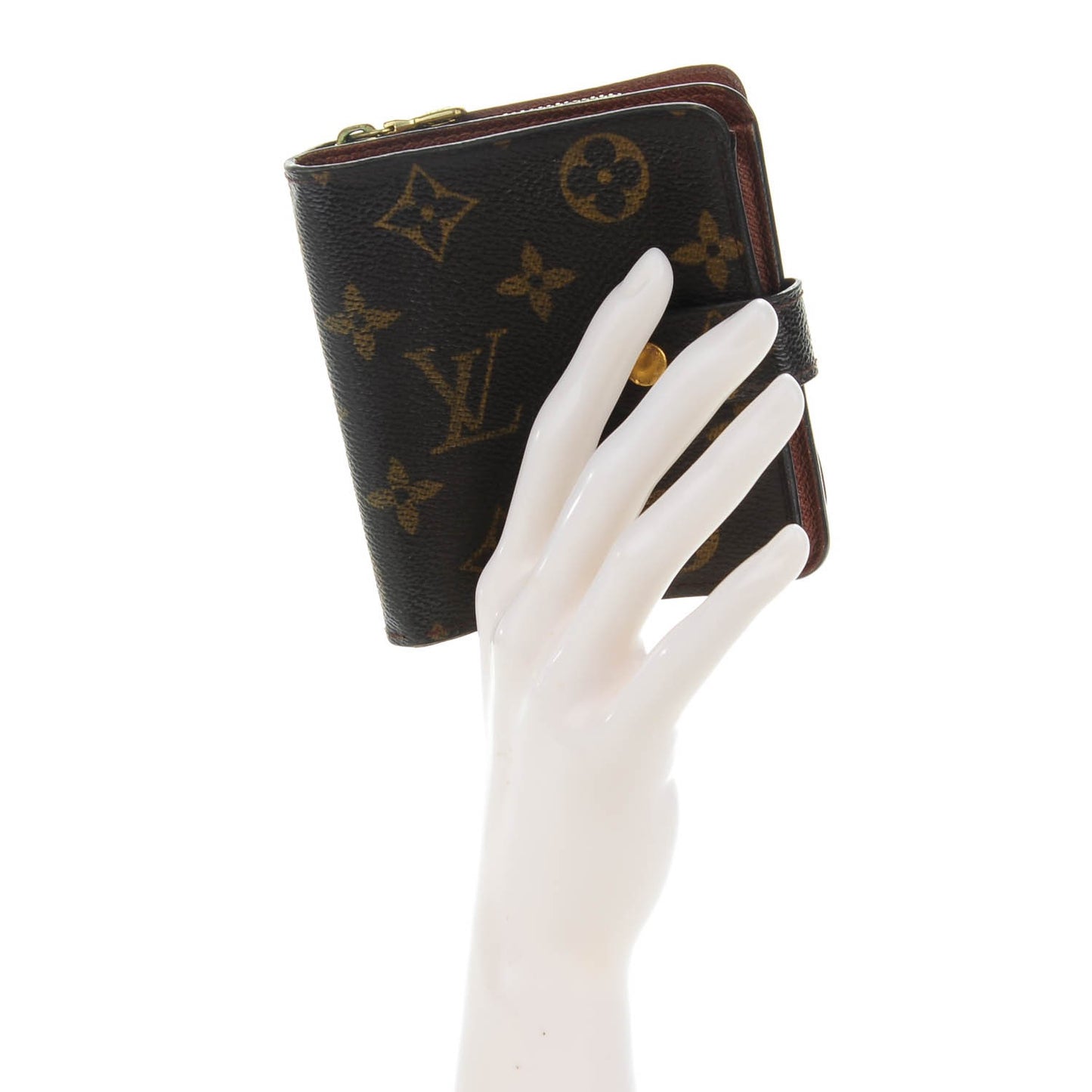 Monogram Compact Zippe Zipped Wallet