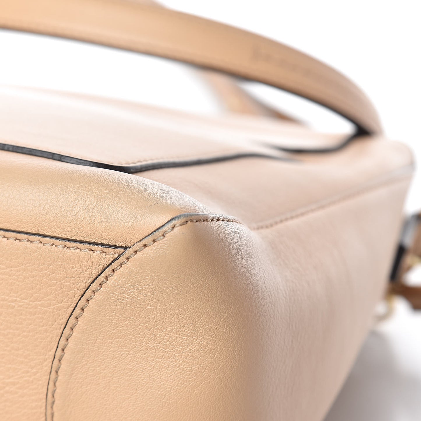 Calfskin Medium Faye Day Shoulder Bag Blush Nude