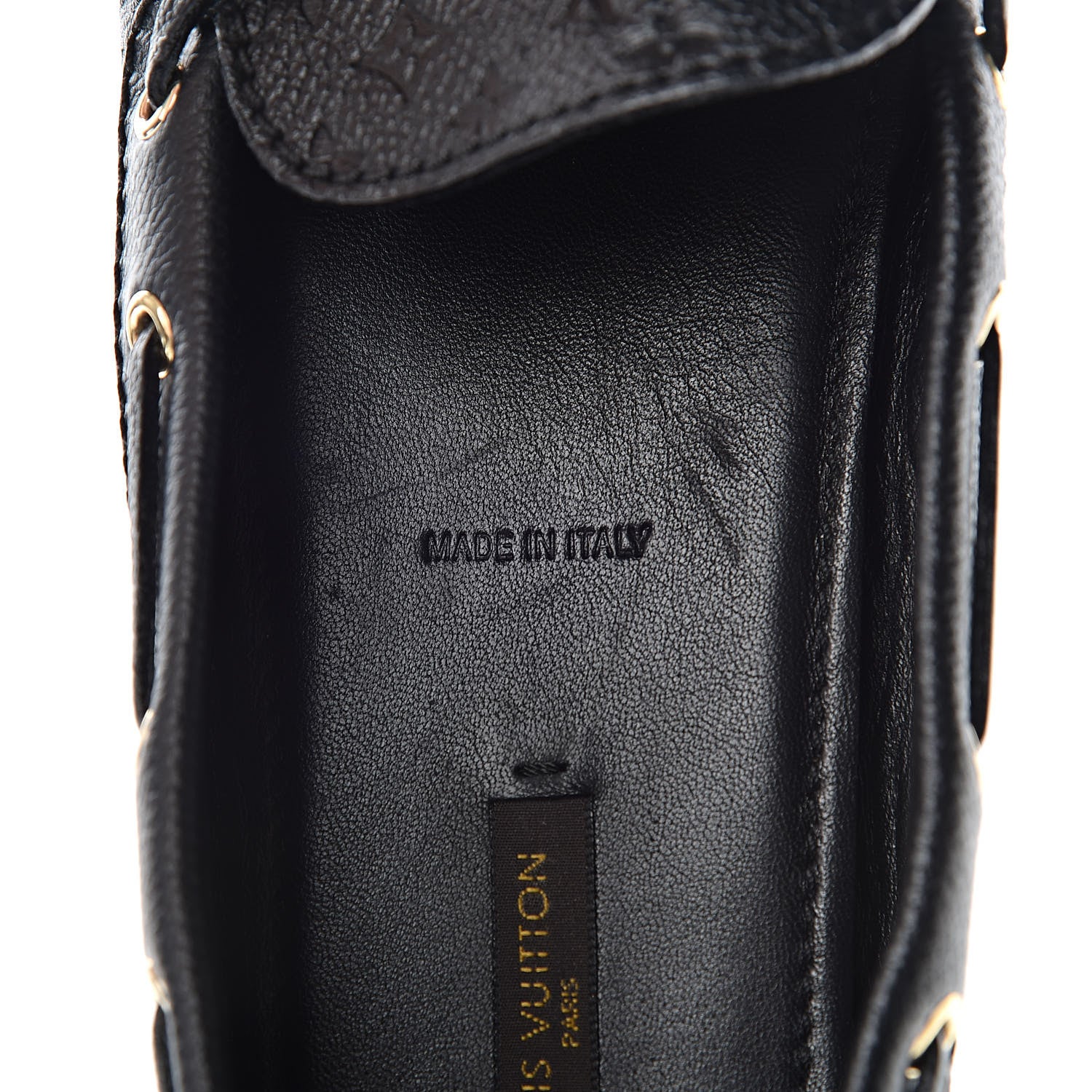 Louis Vuitton Empreinte Gloria Loafers 38.5 Black 7 of 9