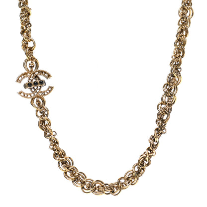 Chanel Chain CC Short Necklace Gold 1 of 5