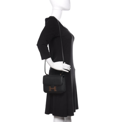 Hermes Epsom Constance 18 Black 2 of 9