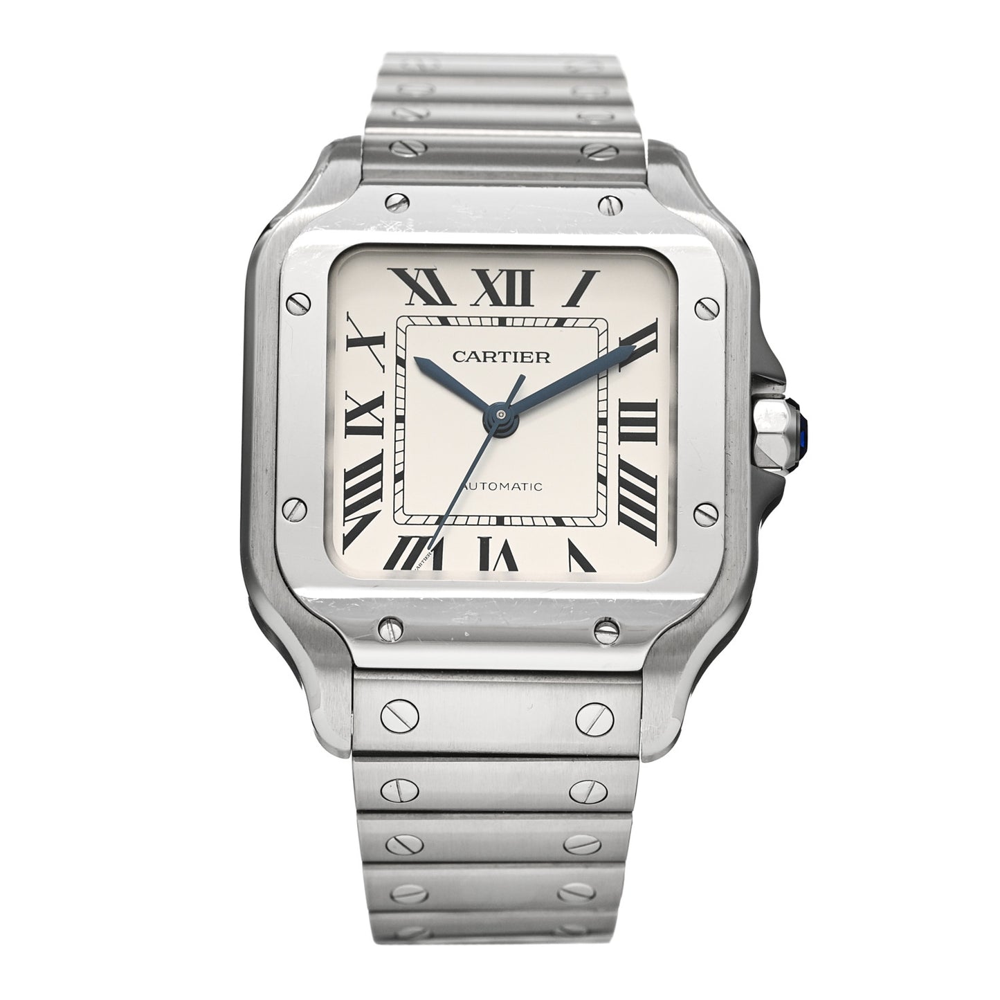 Stainless Steel 35mm Santos de Cartier Automatic Watch