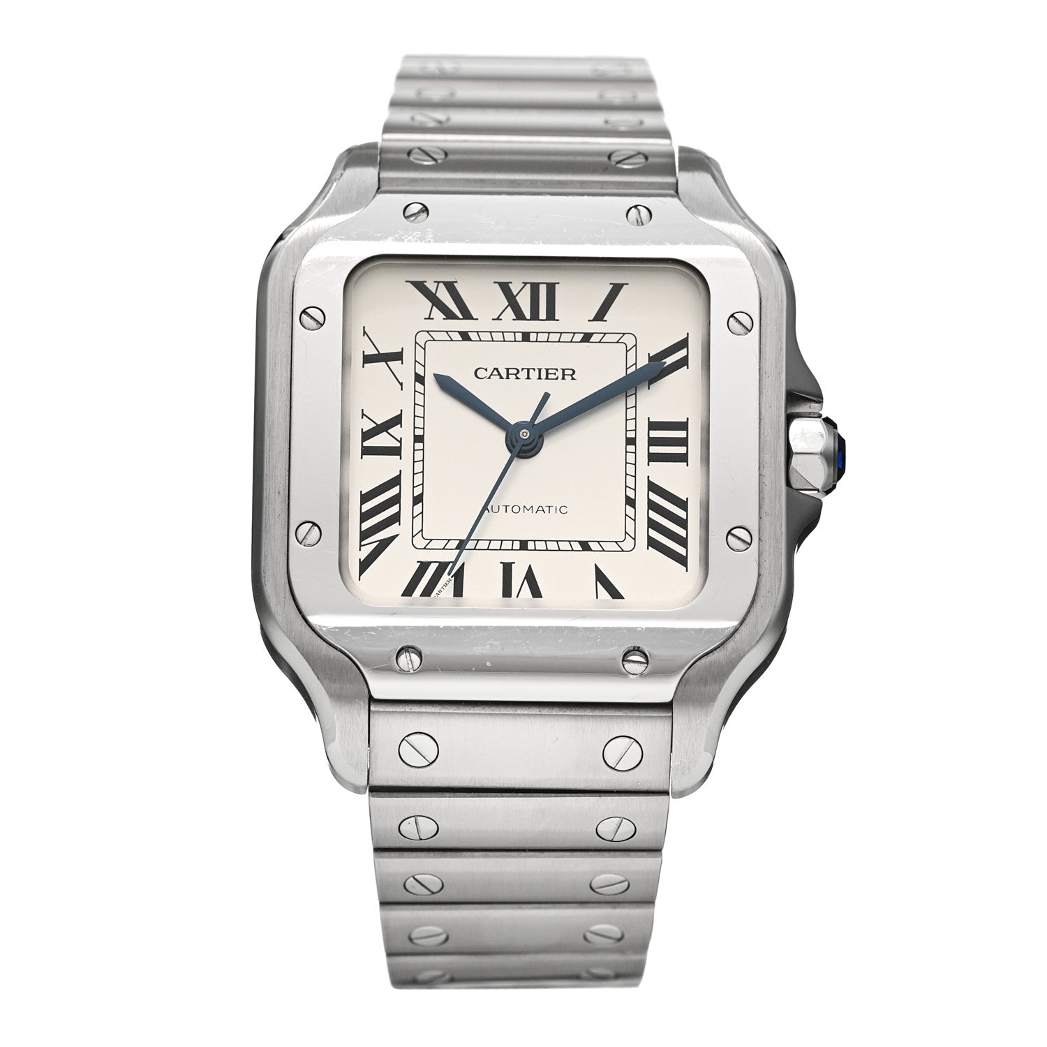 Cartier Stainless Steel 35mm Santos de Cartier Automatic Watch 1 of 5