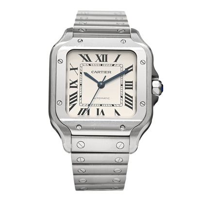 Cartier Stainless Steel 35mm Santos de Cartier Automatic Watch 1 of 5