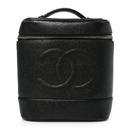 Chanel Caviar Vanity Cosmetic Case Black 1 of 11