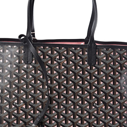 Goyard Goyardine Saint Louis Claire Voie PM Black Pink 9 of 11