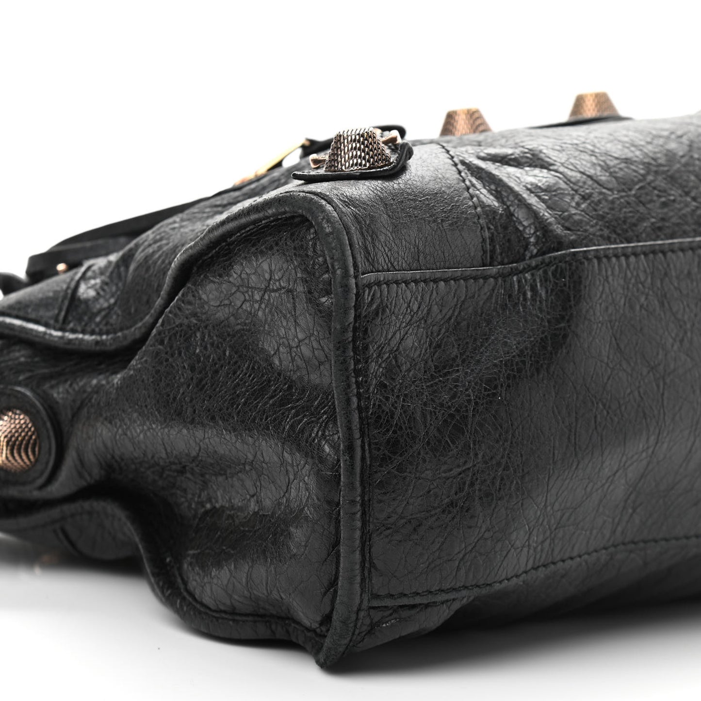 Agneau Giant 21 Rose Gold Hardware City Black