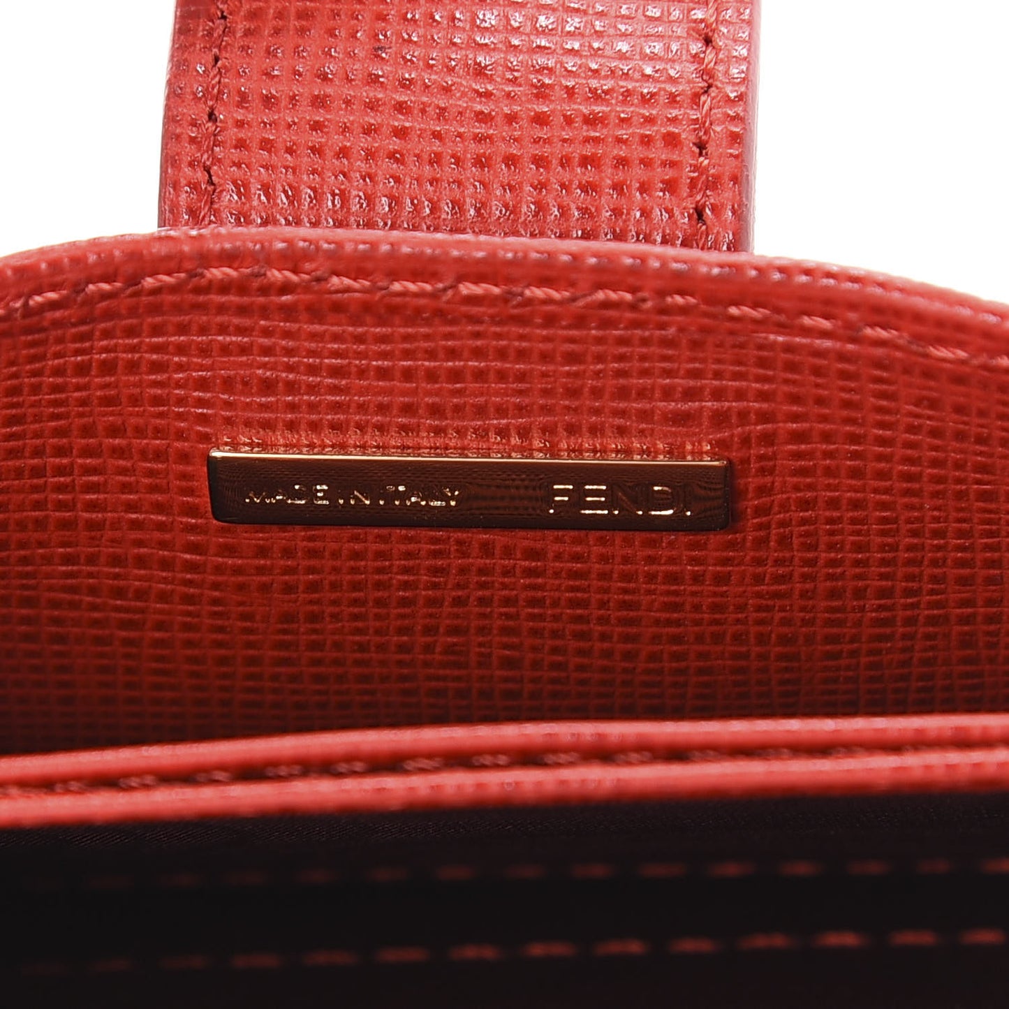 Vitello Elite Gusseted Card Holder Rosso