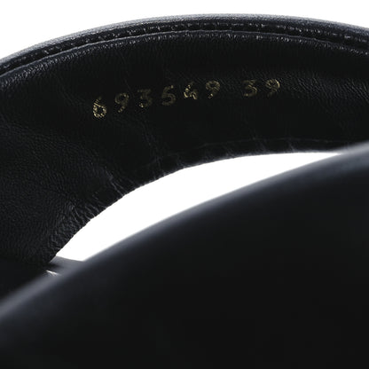 Balenciaga Smooth Nappa Logo Rise Thong Sandals 39 Black White 9 of 9