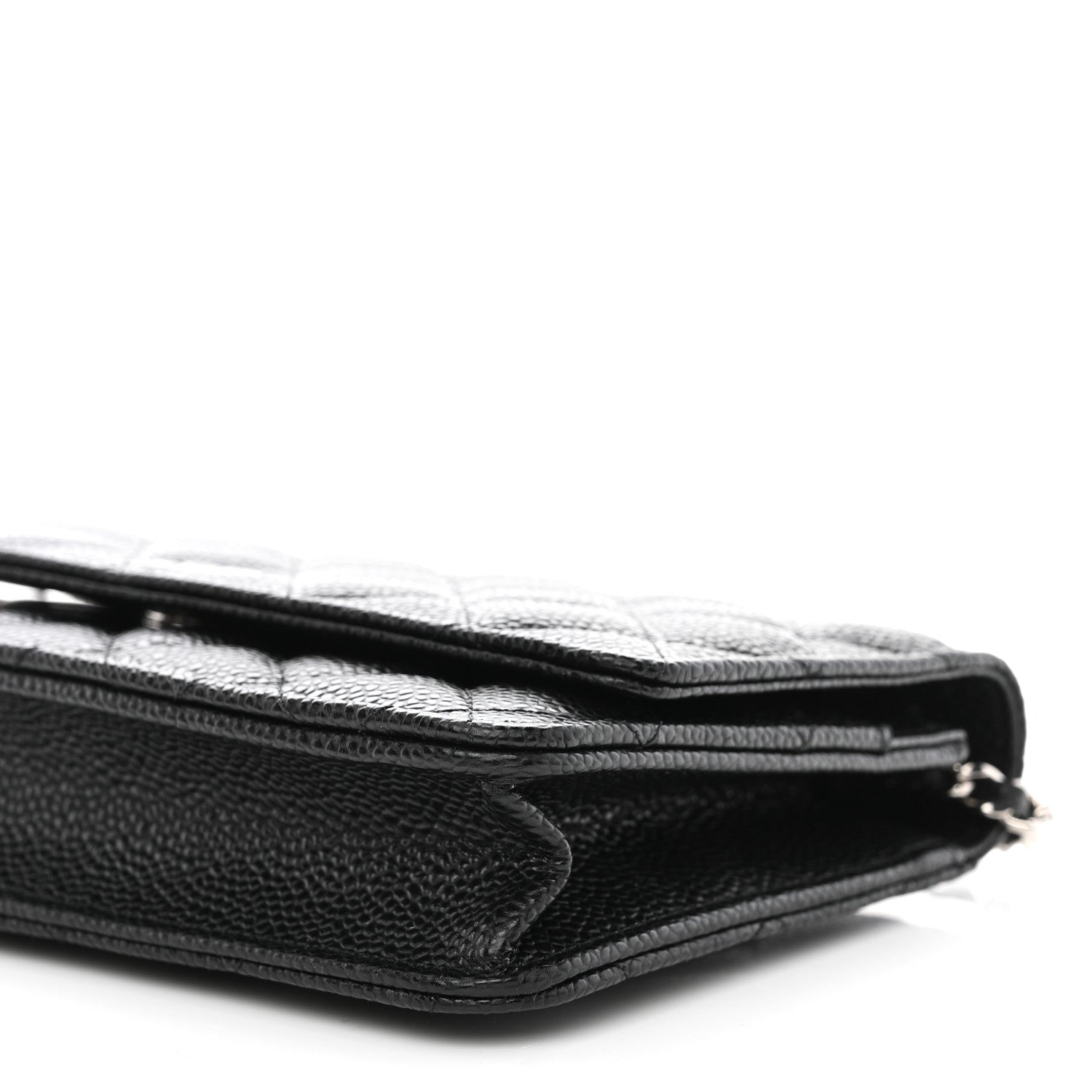 Chanel Caviar Quilted Wallet On Chain WOC Black 11 of 12