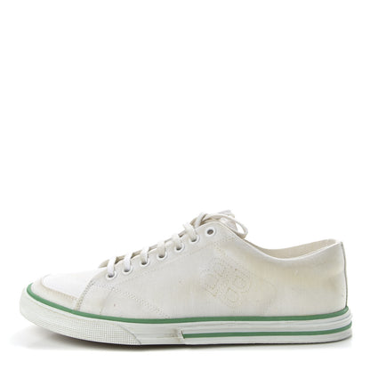 Balenciaga Cotton Canvas Distressed Match Trainers Sneakers 40 White 1 of 9