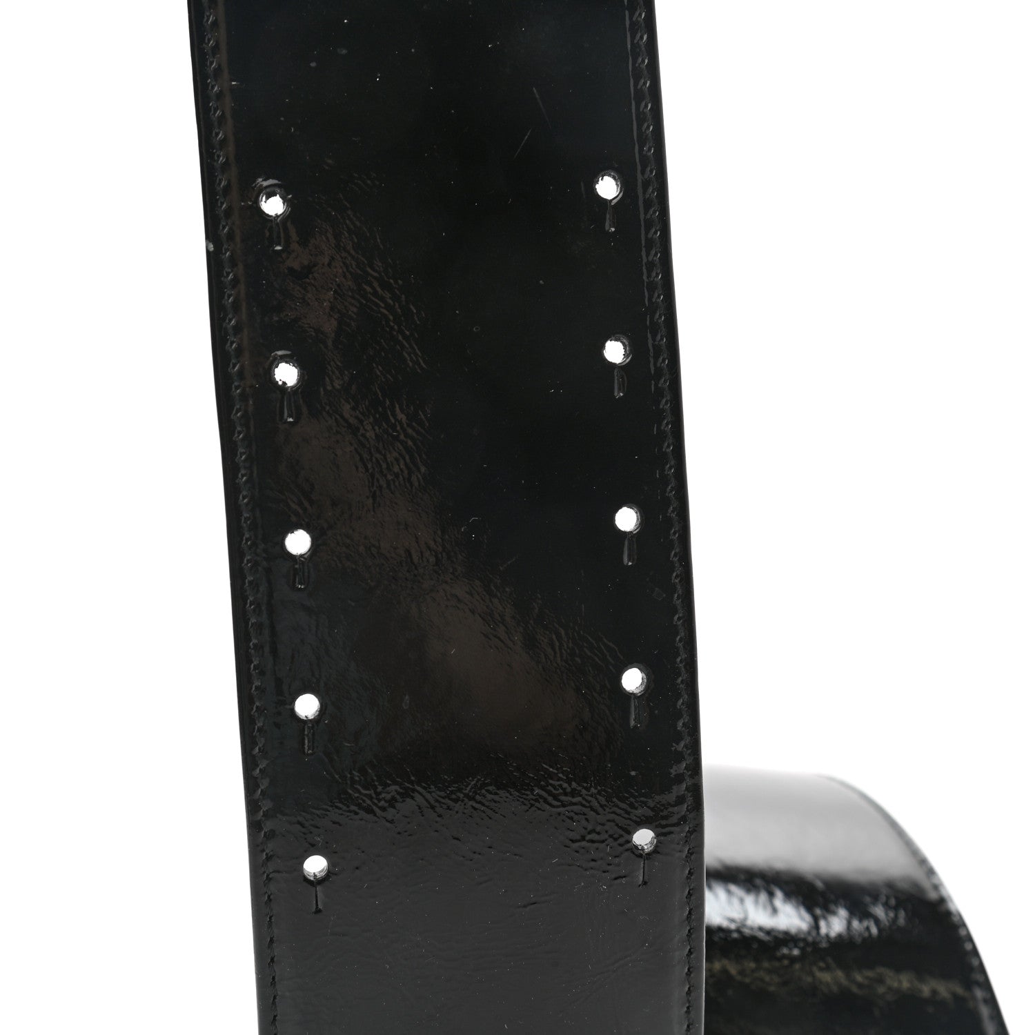 Chanel Patent CC Wide Belt 70 28 Black 7 of 9
