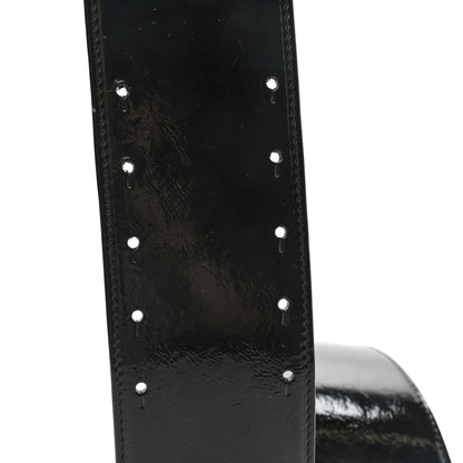 Chanel Patent CC Wide Belt 70 28 Black 7 of 9