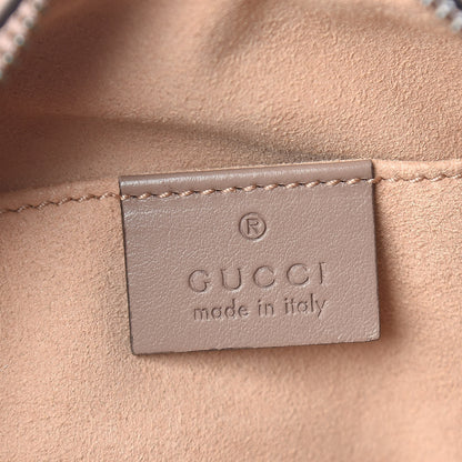 Gucci Calfskin Matelasse Mini GG Marmont Chain Shoulder Bag Porcelain Rose 6 of 10