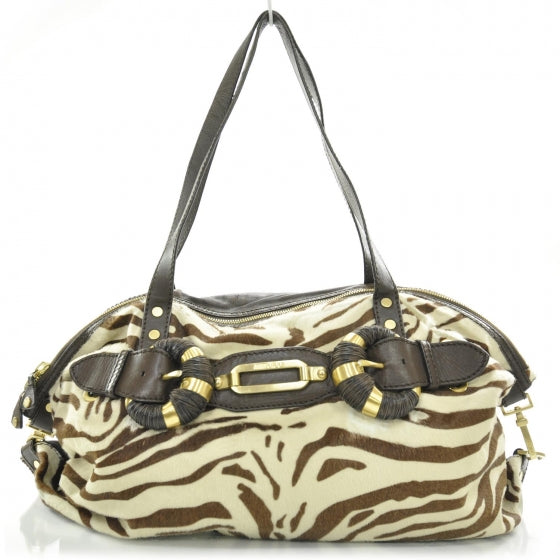 Pony Hair Zanzibar XL Shoulder Bag