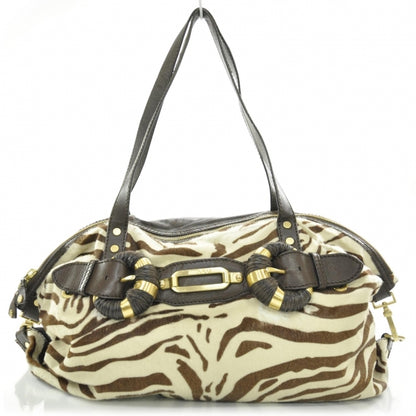 Jimmy Choo Pony Hair Zanzibar XL Shoulder Bag 1 of 8
