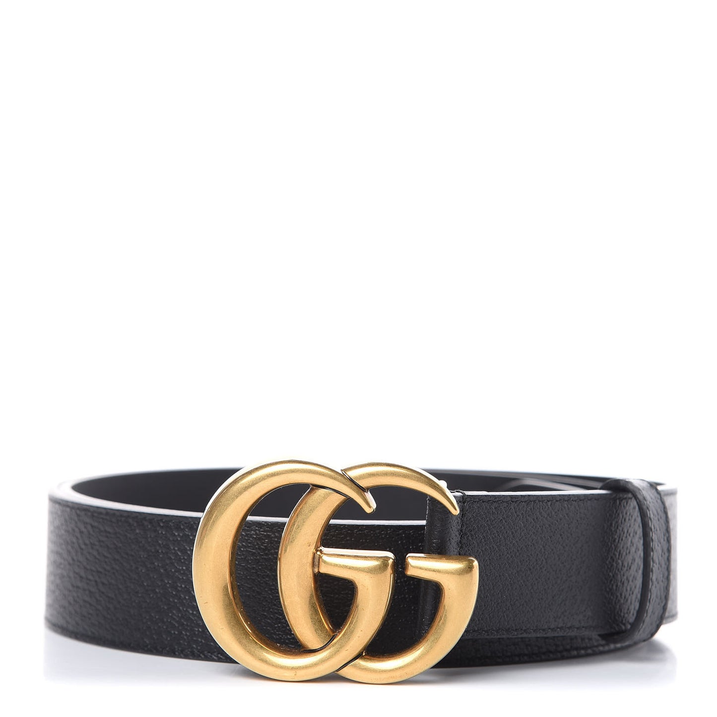 Textured Calfskin Double G 40mm Belt 115 46 Black