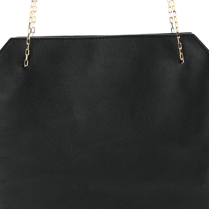 The Row Smooth Calfskin Small Lunch Bag Black 7 of 10