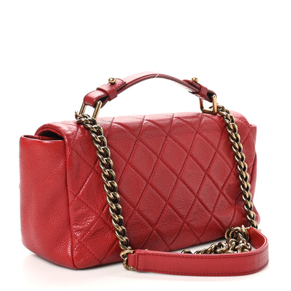 Chanel Iridescent Caviar Quilted Medium Chic Quilt Flap Red 3 of 10