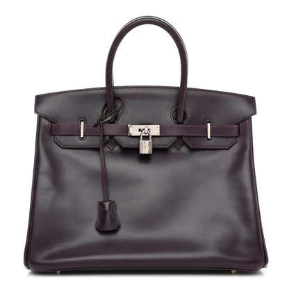 Hermes Box Birkin 35 Raisin 1 of 15