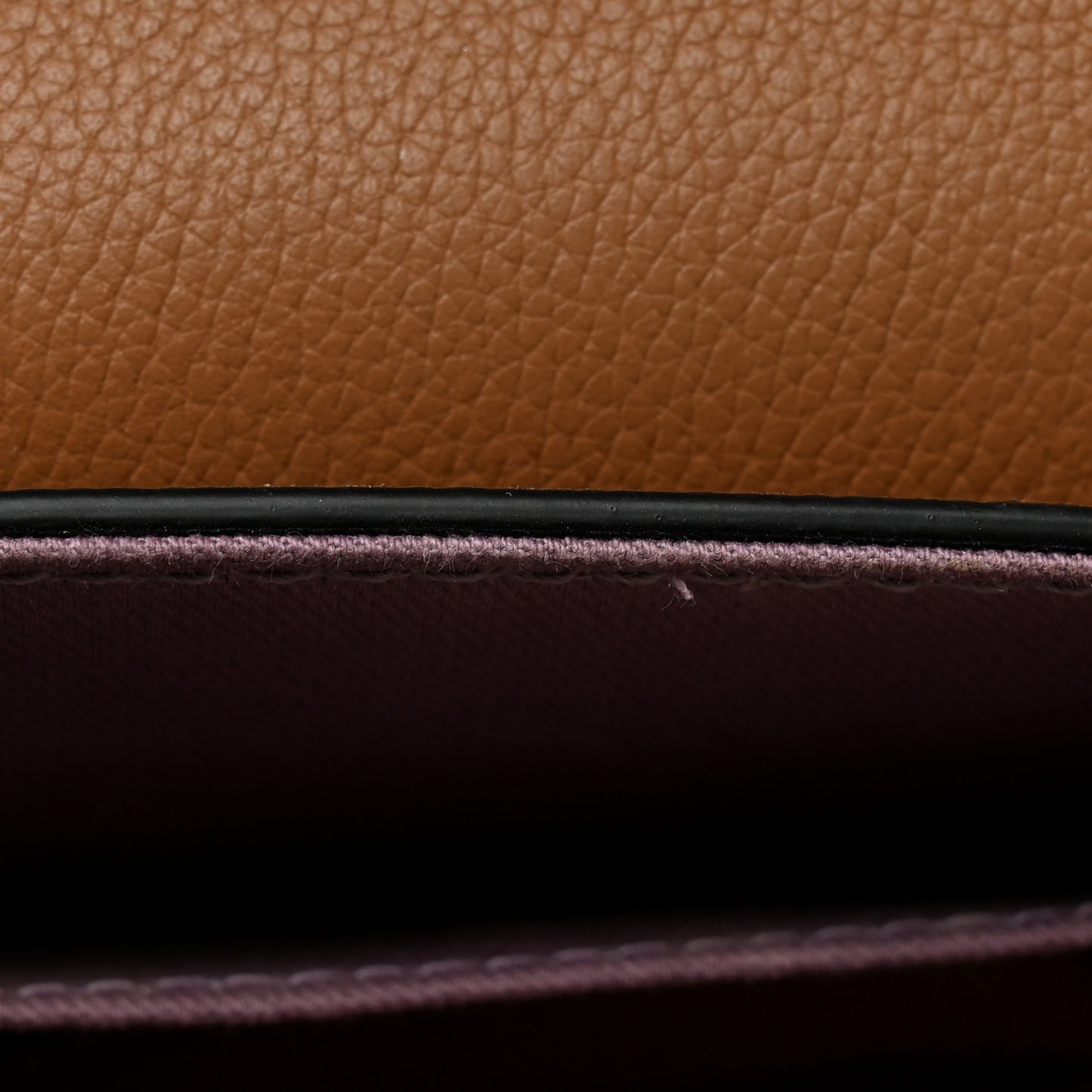 Grained Calfskin La Medusa Flap Shoulder Bag Brown