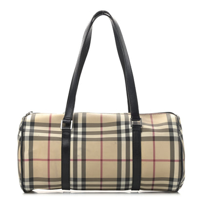 Burberry House Check Barrel Bag Black 1 of 13