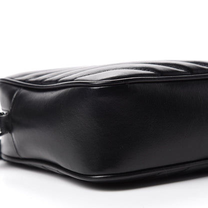 Saint Laurent Calfskin Matelasse Monogram Lou Camera Bag Black 6 of 10