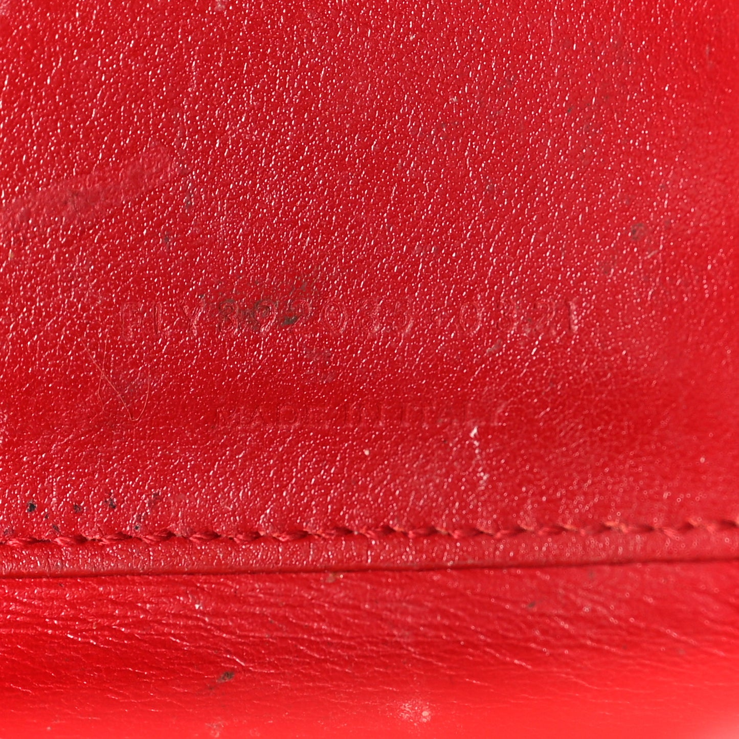 Calfskin Crocodile Embossed Nano Sac De Jour Red