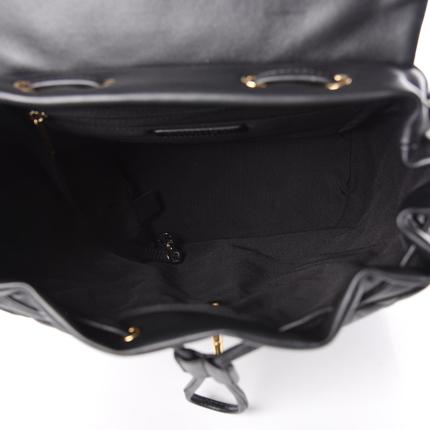 Lambskin Quilted Large Urban Spirit Backpack Black