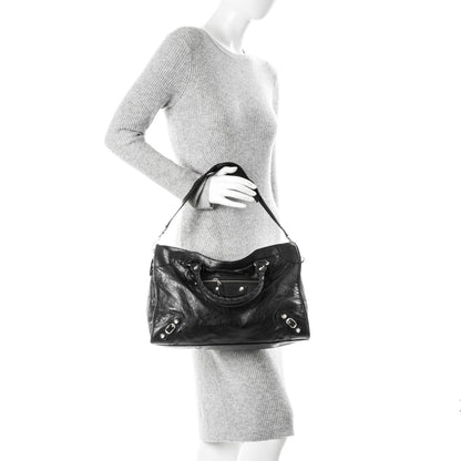 Balenciaga Agneau Giant 12 Silver Hardware City Black 2 of 7