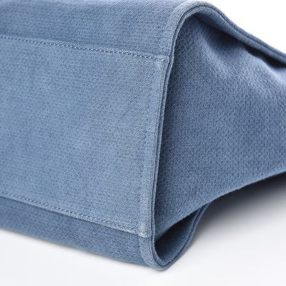 Chanel Canvas Large Deauville Tote Blue 10 of 10