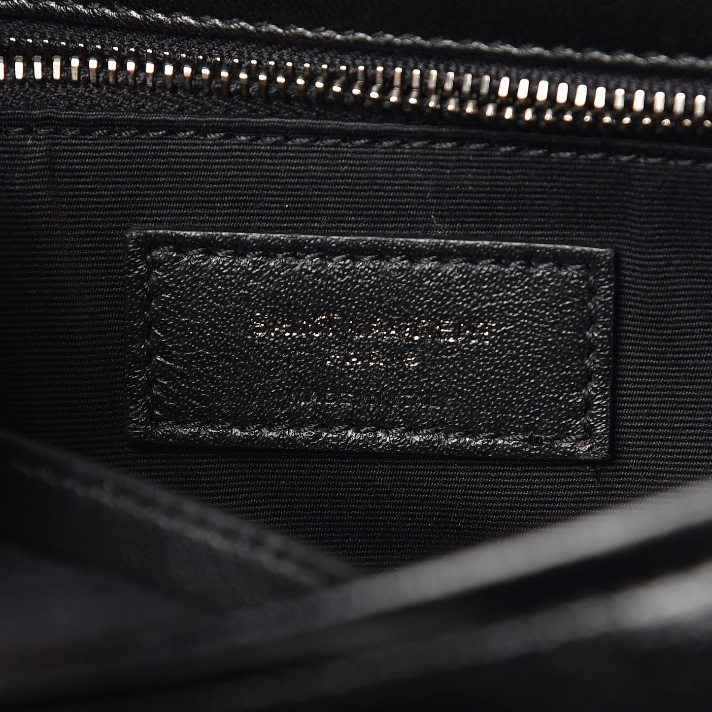 Crinkled Calfskin Matelasse Monogram Medium Niki Chain Satchel Black
