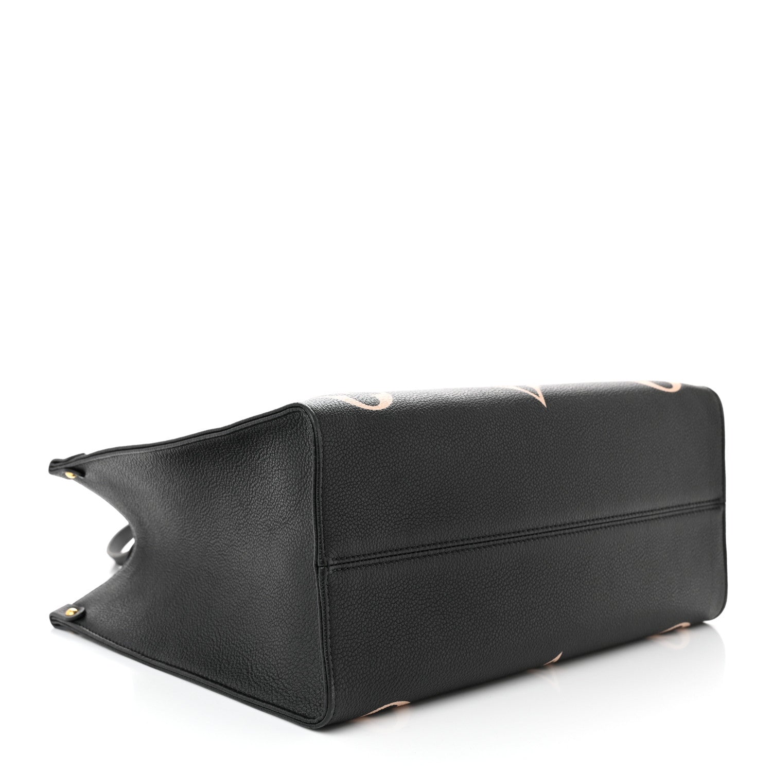 Louis Vuitton LOUIS VUITTON Empreinte Monogram Giant Onthego MM Black Beige 4 of 9