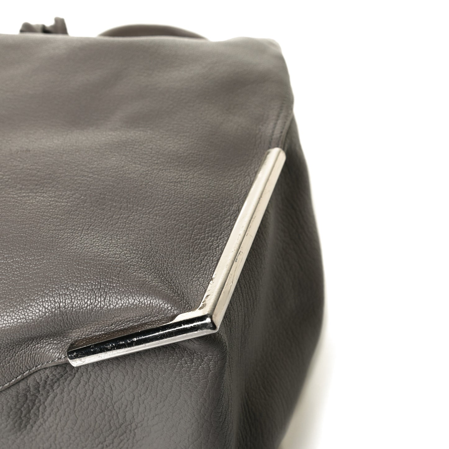 Calfskin Scout Drawstring Hobo Pebble
