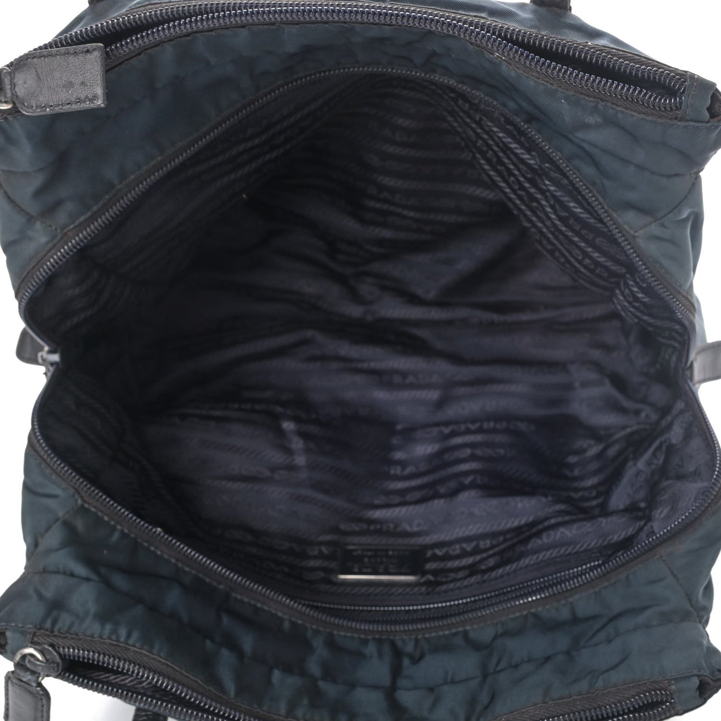 Tessuto Nylon Soft Calf Tote Baltico