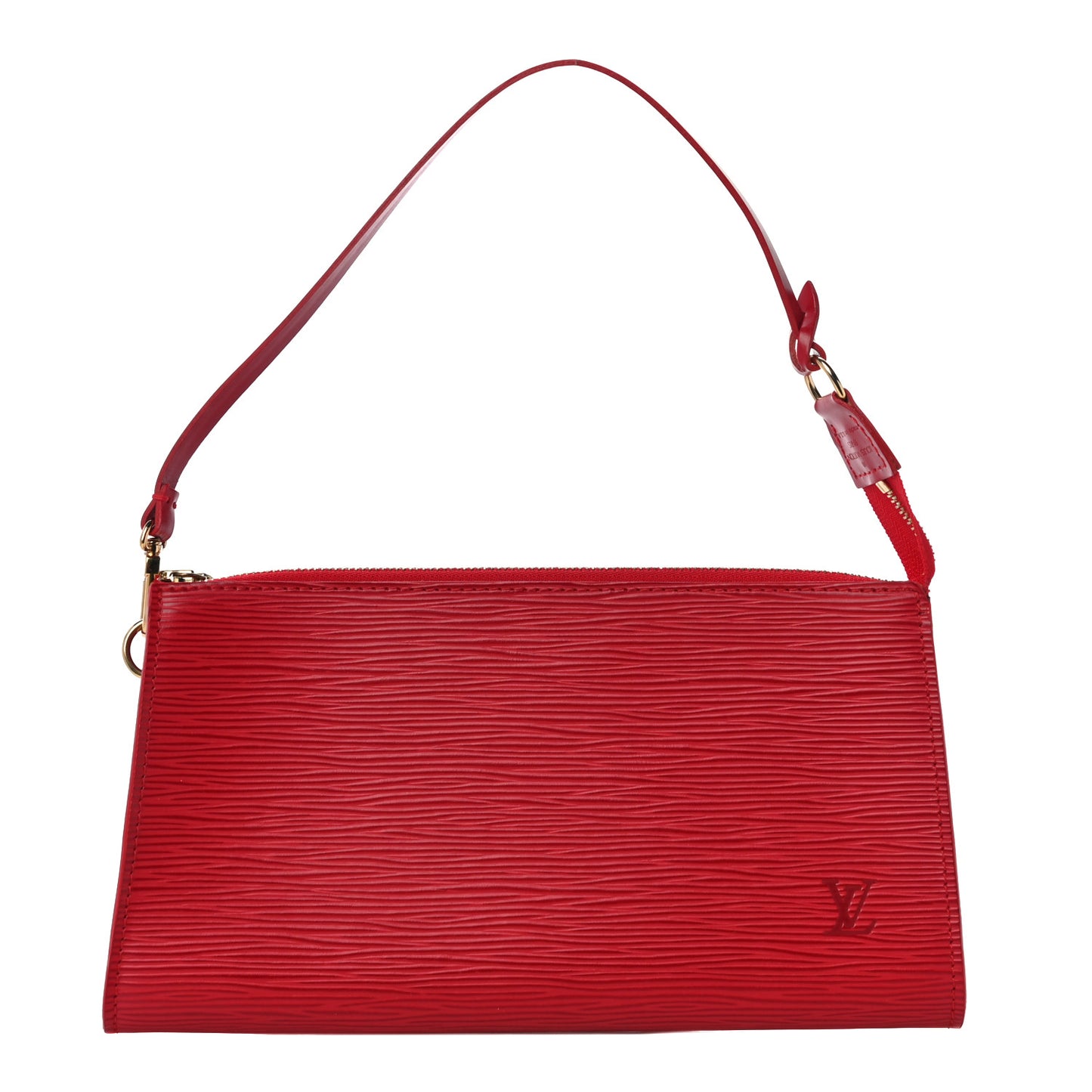 Epi Pochette Accessories 24 Castillan Red
