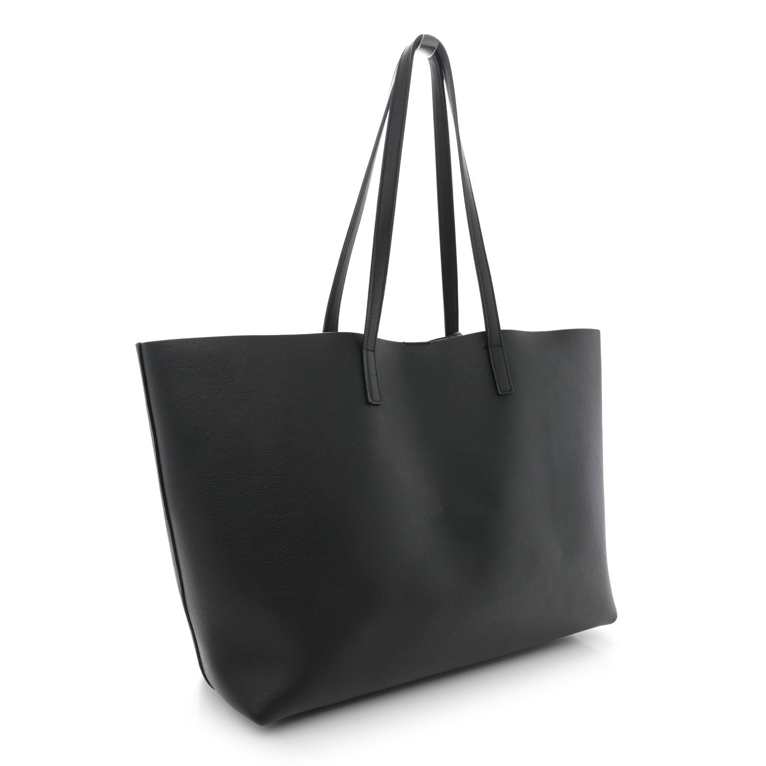 Saint Laurent Calfskin Large Shopping Tote Black 6 of 16