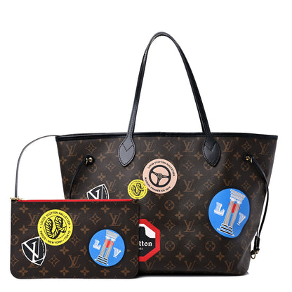 Louis Vuitton Monogram World Tour Neverfull MM 1 of 17