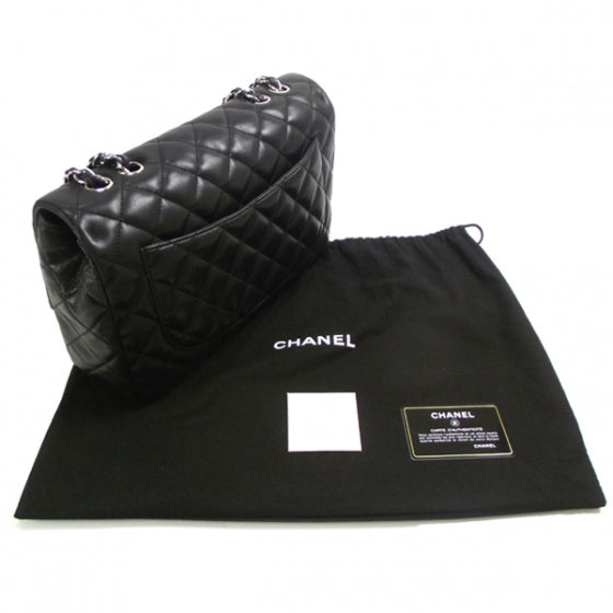 Chanel Lambskin Jumbo Flap Black 2 of 12