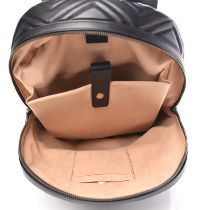 Gucci Calfskin Matelasse GG Marmont Day Backpack Black 4 of 10